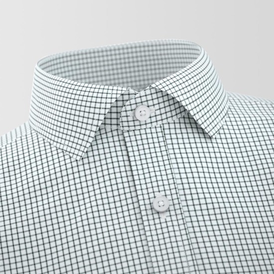 Tavira Black Checked Formal Shirt 